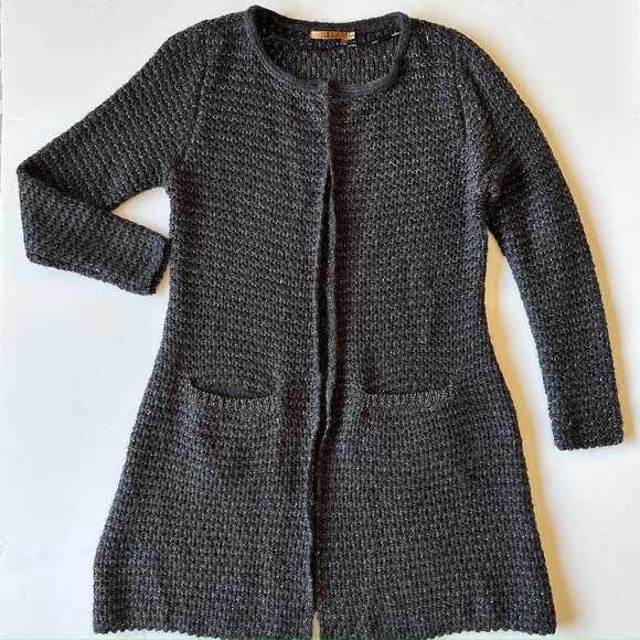 Belldini Sweaters - Belldini Women's Open Cardigan Jacket Black Long Sleeve Sweater w/Pockets Size M